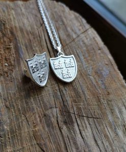 Dublin Crest tiepin and pendant