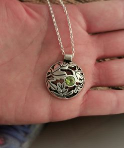 Beyond the Hawthorn Tree Pendant by Tracy Gilbert Designs